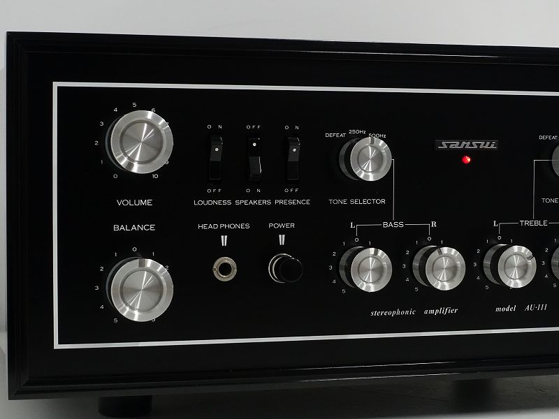 □□SANSUI AU-111 Vintage 1999 真空管プリメインアンプサンスイ