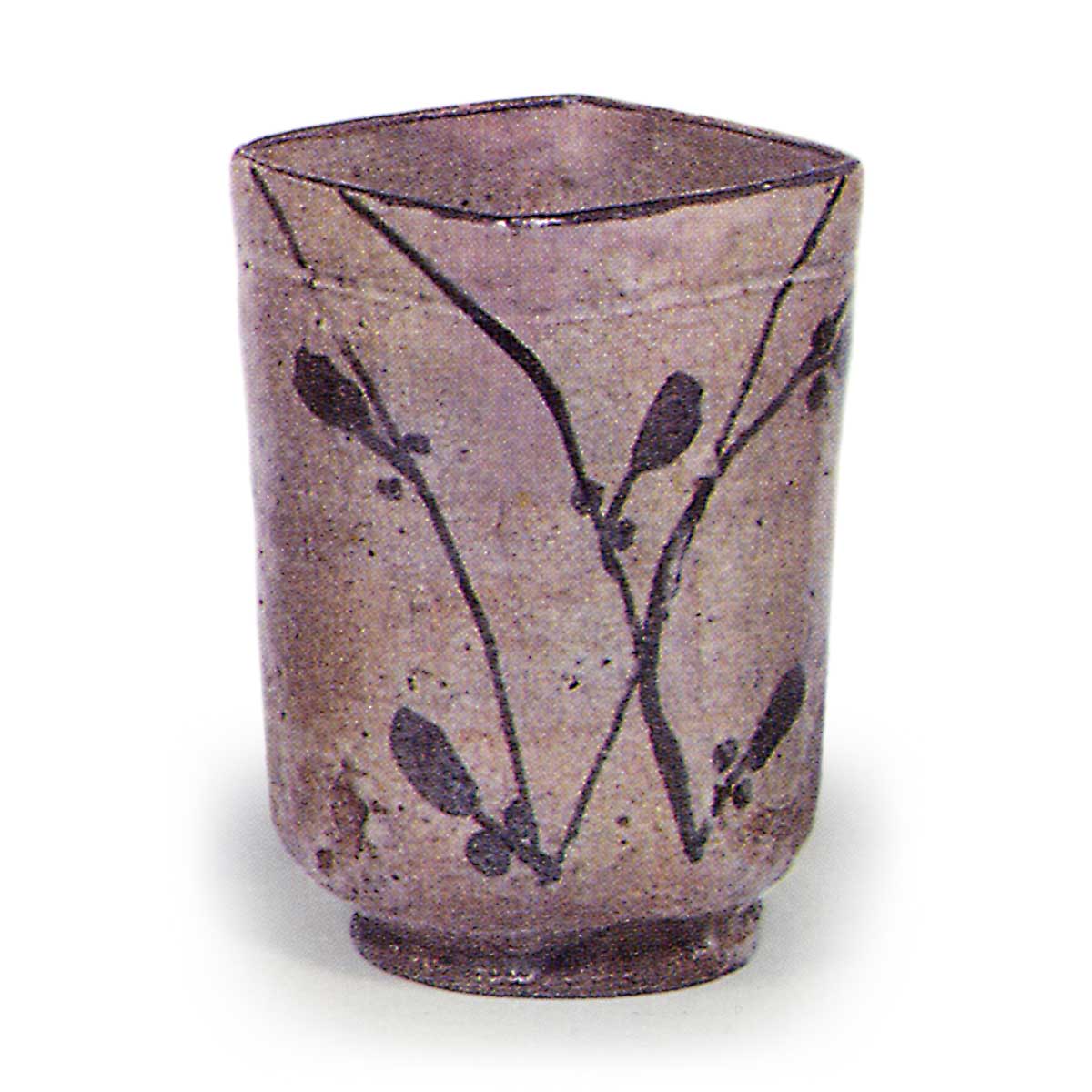 絵唐津 草花文 四方 筒向付 | 鶴田 純久の章 お話