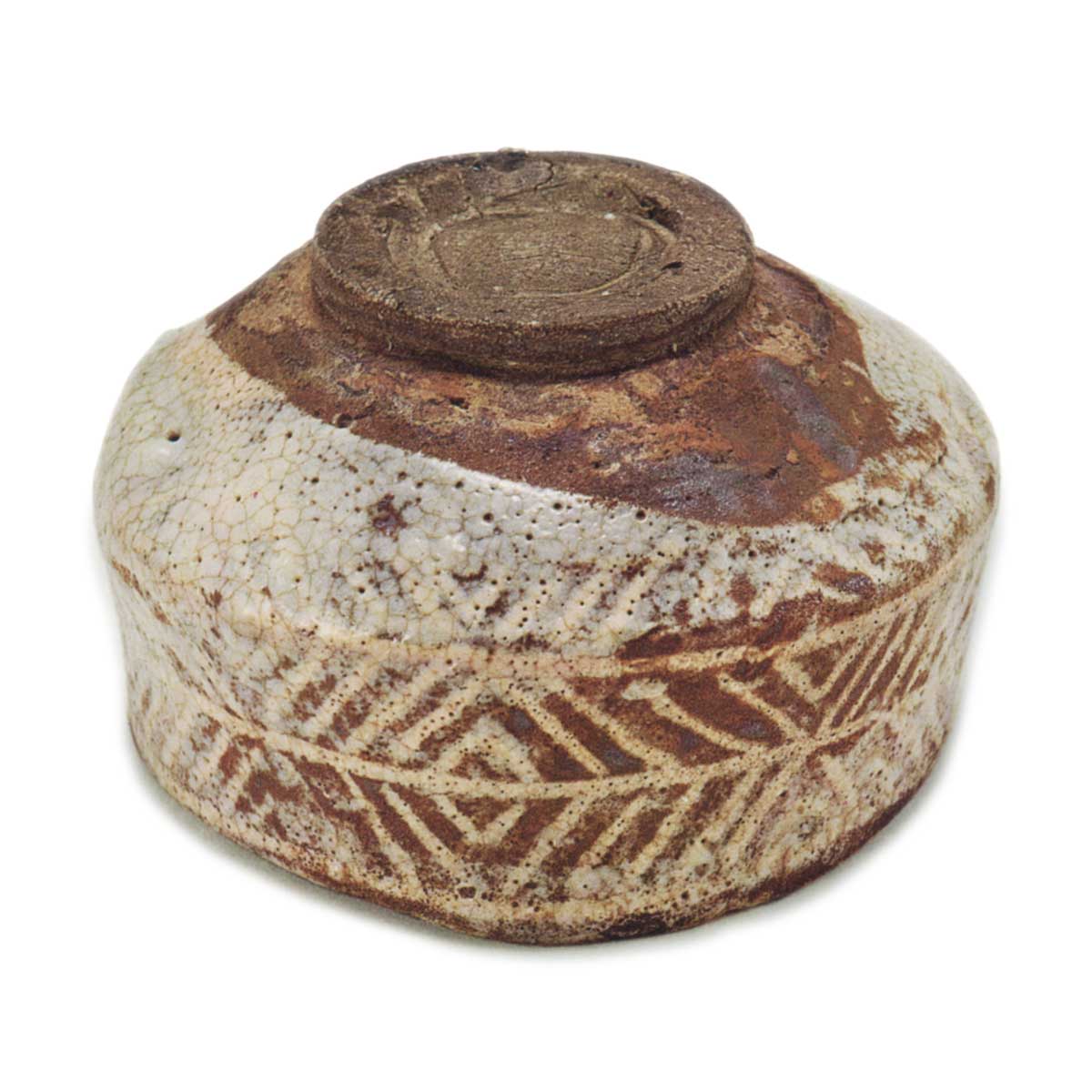 鼠志野 檜垣文 茶碗 銘 さざ波 | 鶴田 純久の章 お話