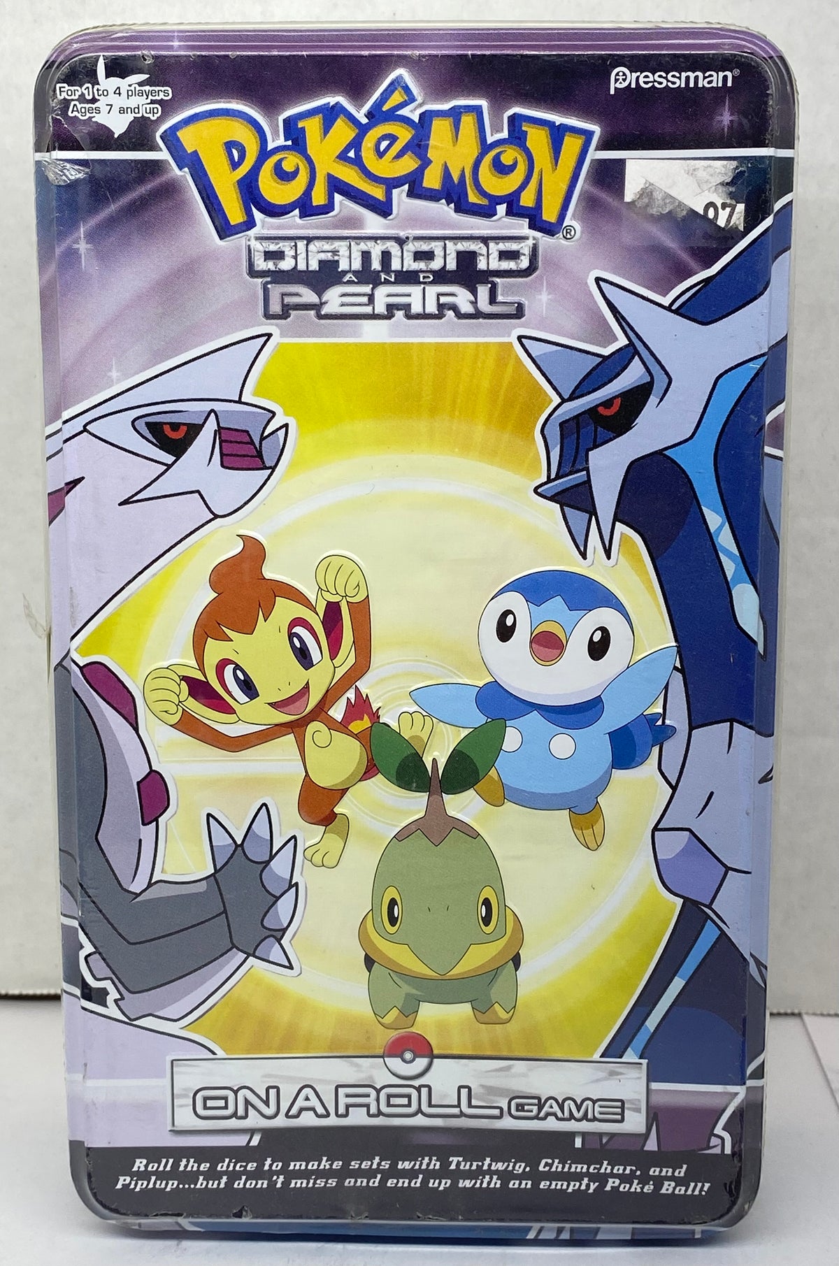 2007 Pokemon Diamond And Pearl On A Roll Game Dice Game Factory