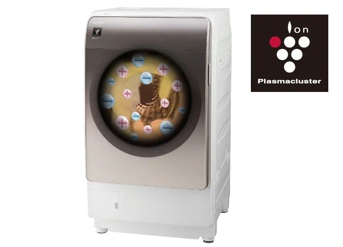 レンタル] SHARP (シャープ)【左開き】洗濯11kg/乾燥6kg ドラム式洗濯