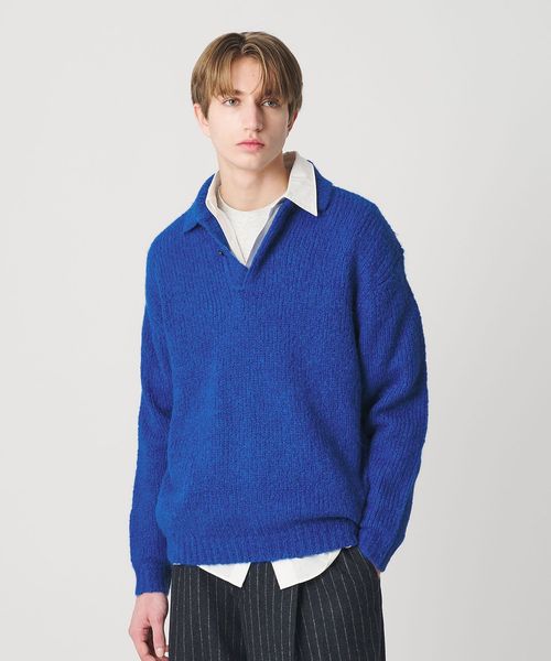 バブル ニット 2B ポロシャツ