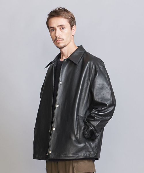 レザー コーチ ジャケット 3