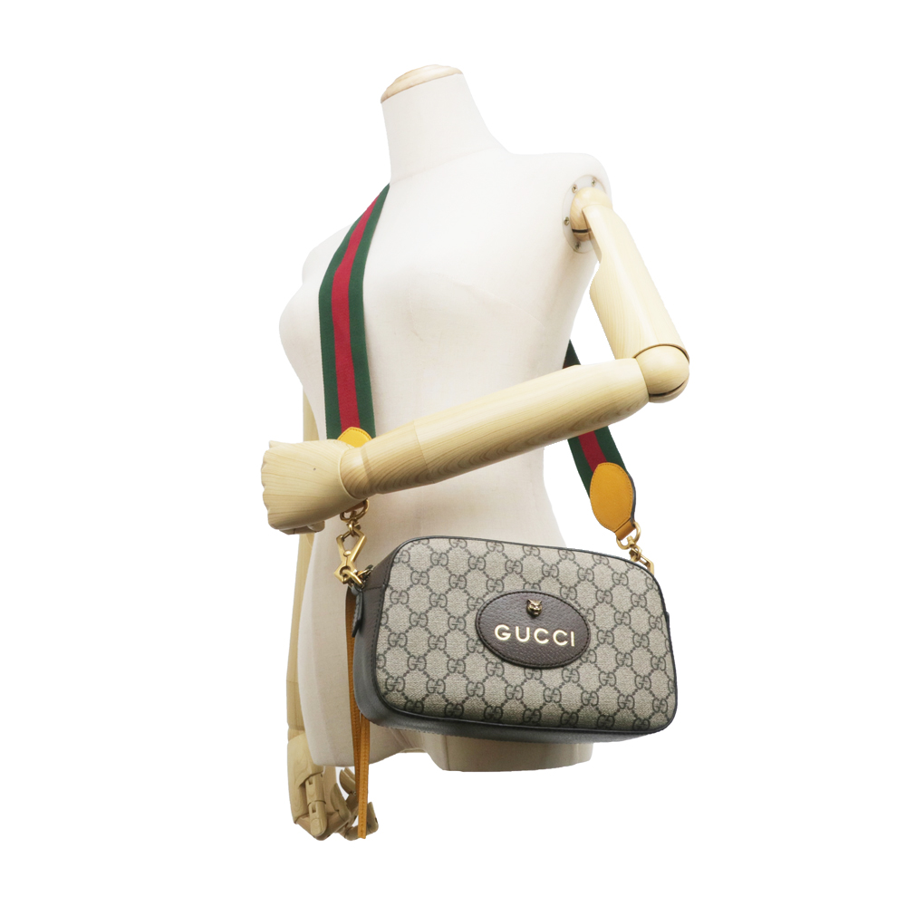 名東】【GUCCI】グッチ GGスプリーム ショルダーバッグ ネオ