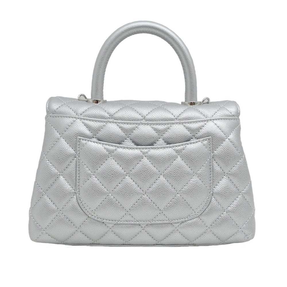 名東】【CHANEL】シャネル ココハンドルXS チェーンショルダーバッグ