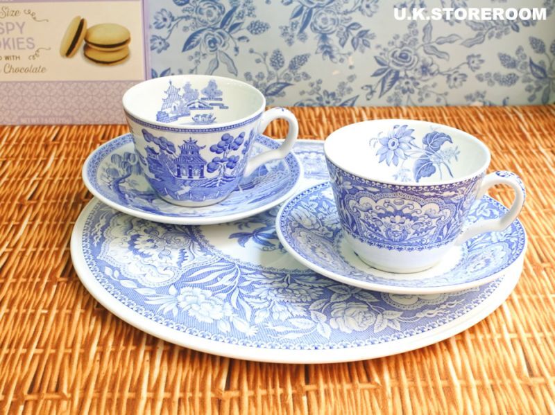 UKストアルームSPO303 Spode スポード ブルールームコレクション