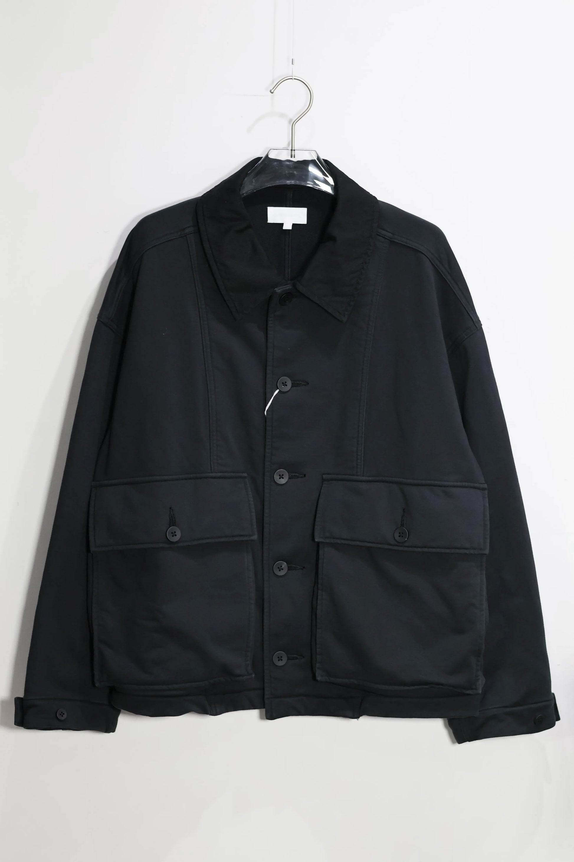 KANEMASA PHIL. - 36G Fine Sweat Work Jacket - BLACK DYE – un