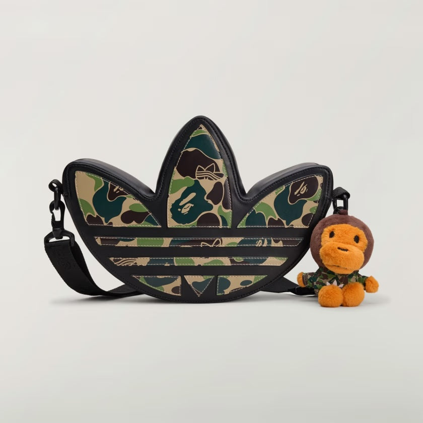 Adidas x BAPE Trefoil Shoulder Bag 'Black' – Unheardof Brand