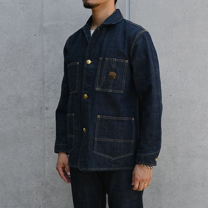 トロフィークロージング 2604 Dirt Denim Coverall デニムカバーオール