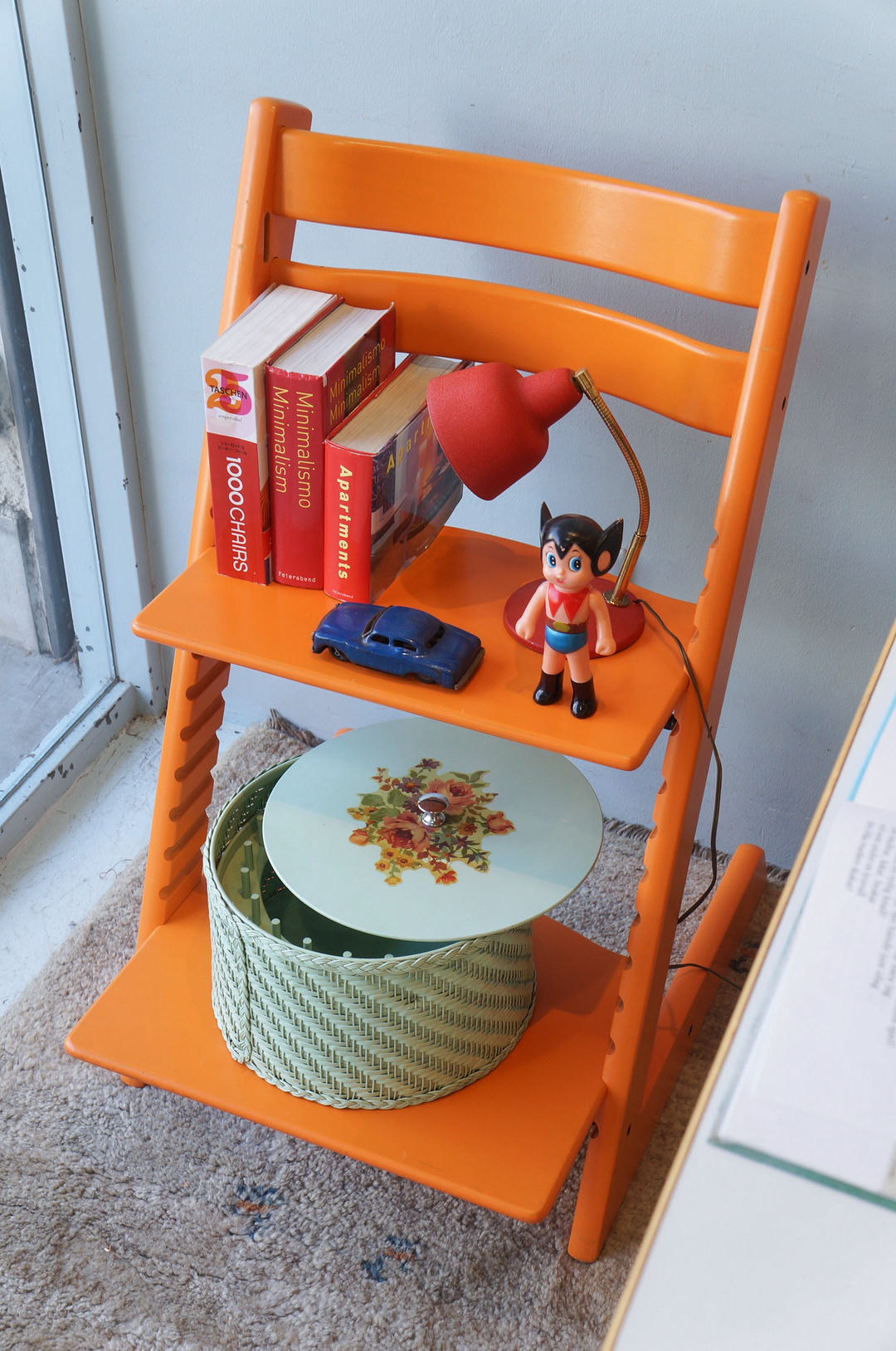 ストッケ トリップトラップ ベビーチェア ハイチェア オレンジ 北欧