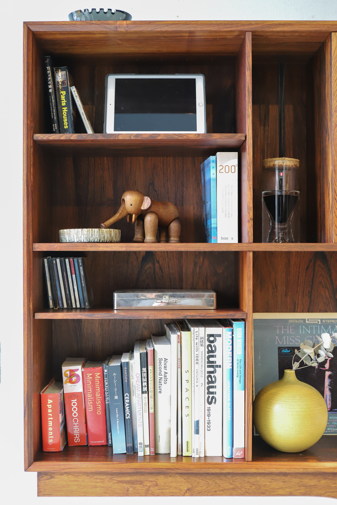 デンマークヴィンテージ ブックケース 本棚 シェルフ ローズウッド