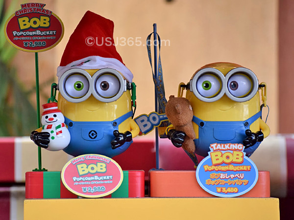USJクリスマス2017】ミニオンのポップコーンバケツ 冬の新作をご紹介