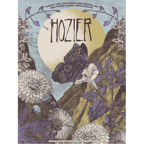 Hozier - Maryland Heights August 13 Show Poster