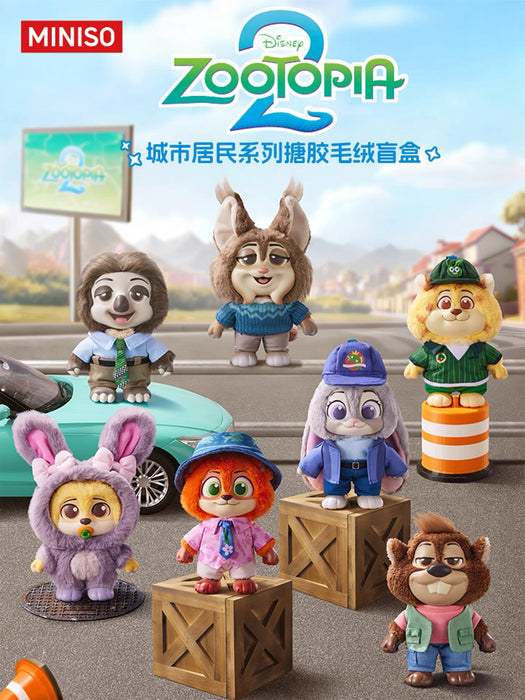 MINISO - Zootopia 2 Daily Life Vinyl Plush Pendant Mystery Blind