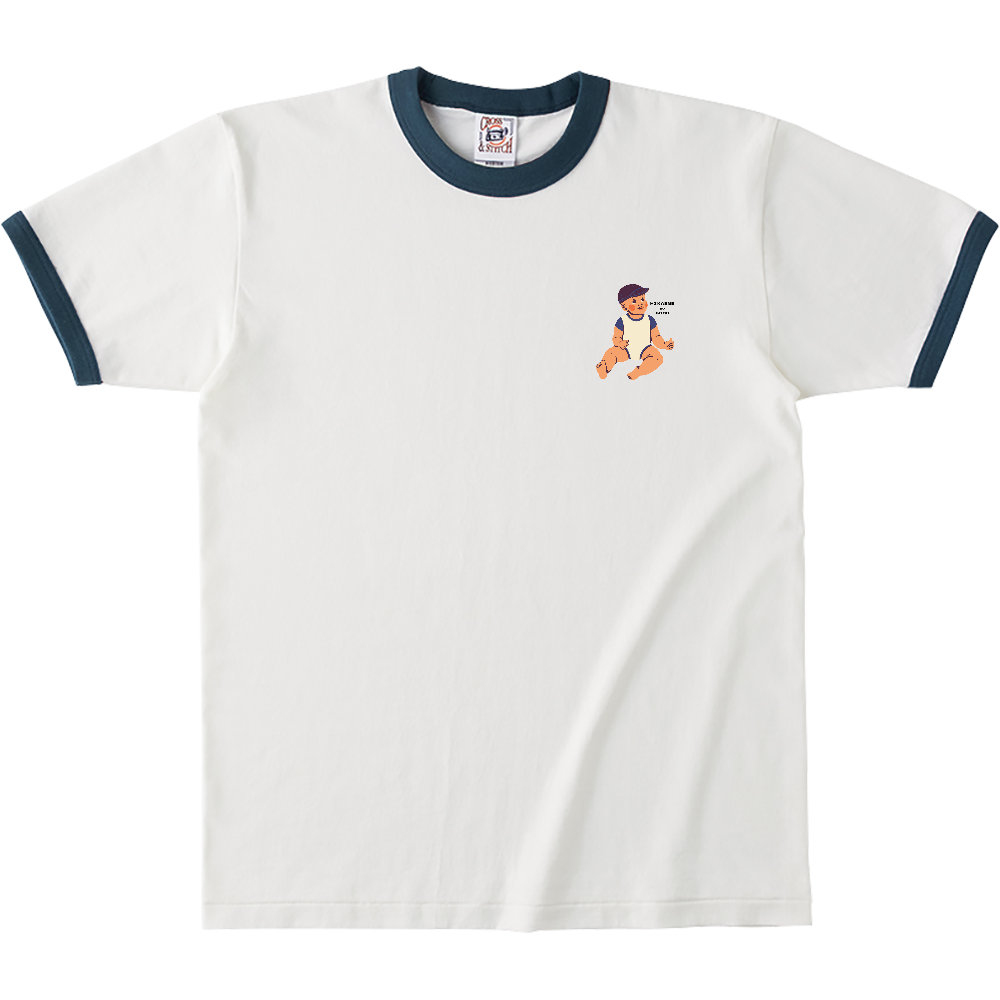 純嶺みき オリジナルリンガーTシャツ（純嶺みきのオープンエンド
