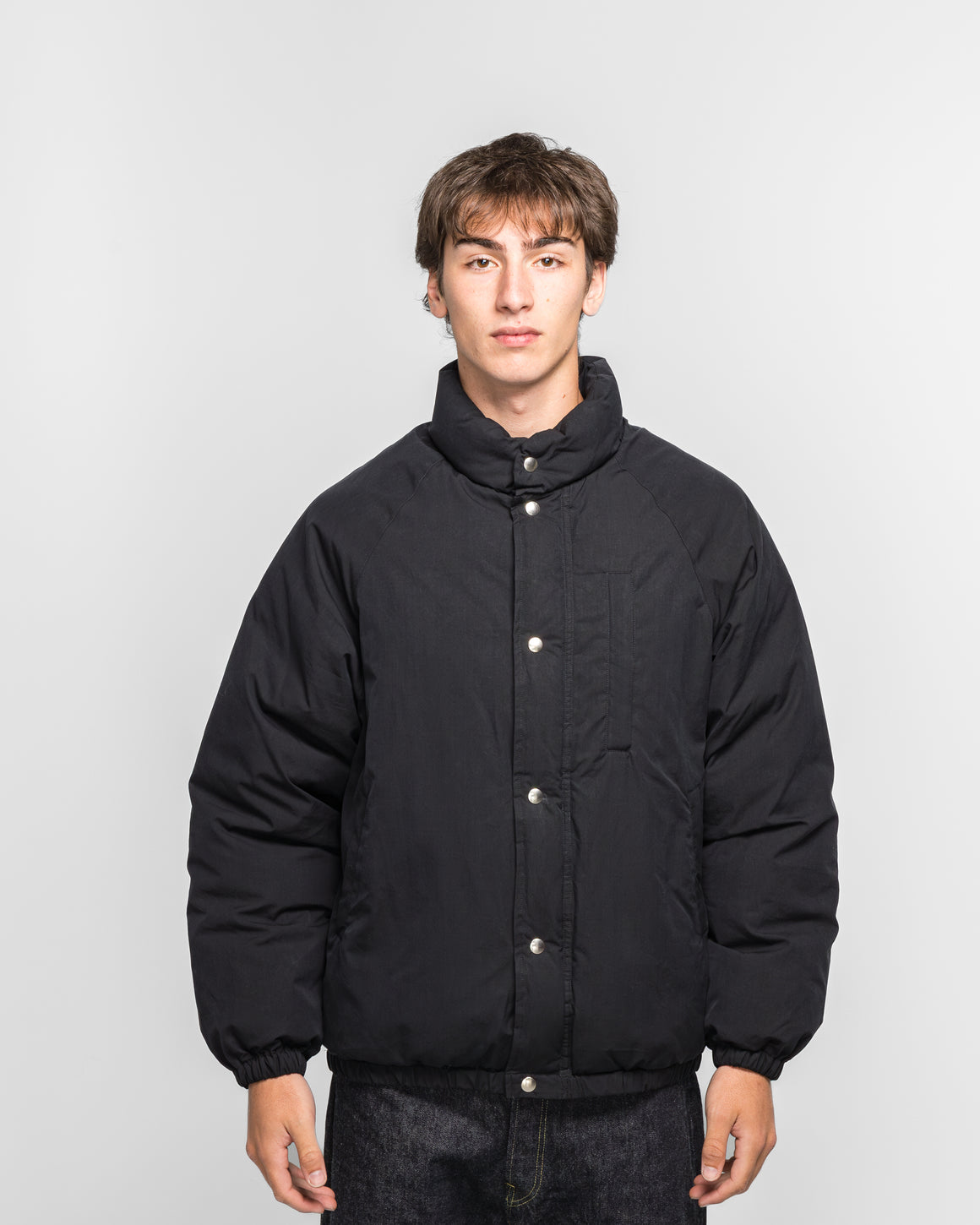A.PRESSE - Silk Ripstop Ski Down Jacket - Black | UP THERE