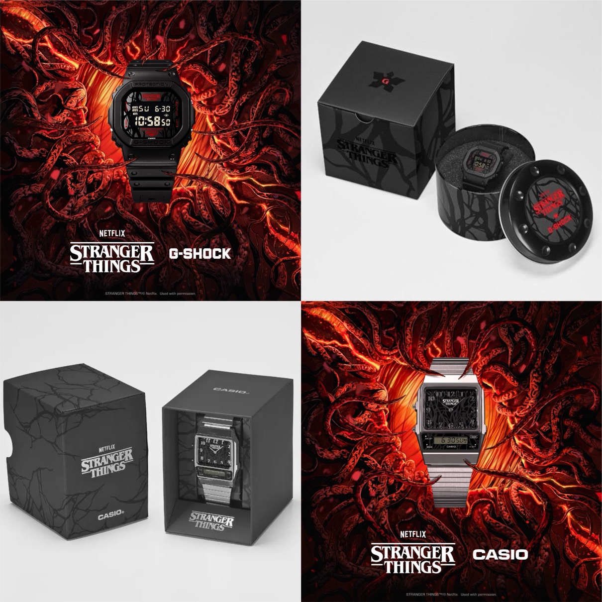 G-SHOCK x Stranger Things コラボウォッチ第2弾が国内12月1日より先行