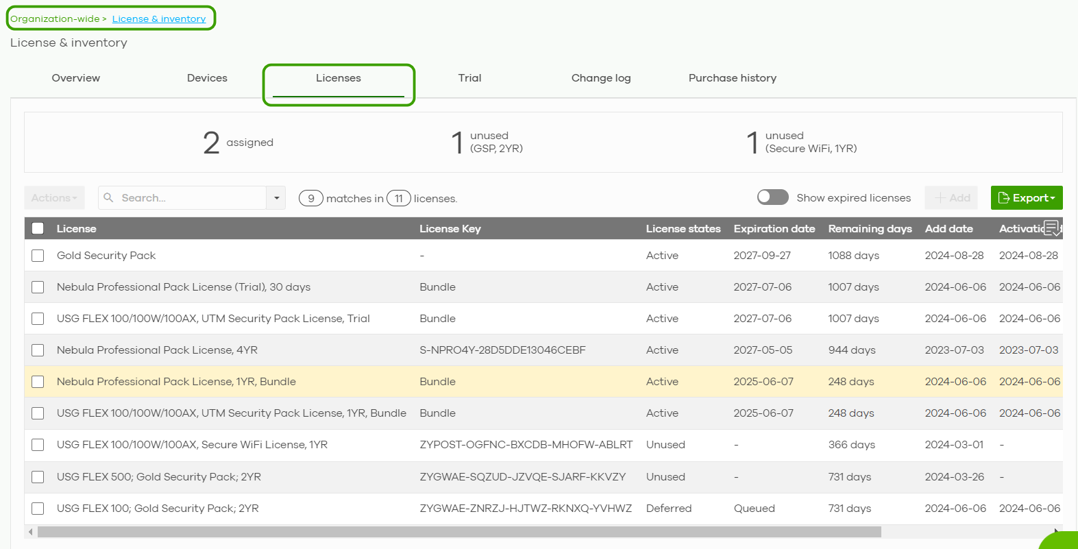 How to Check Your License Status and Expiration Date – Zyxel
