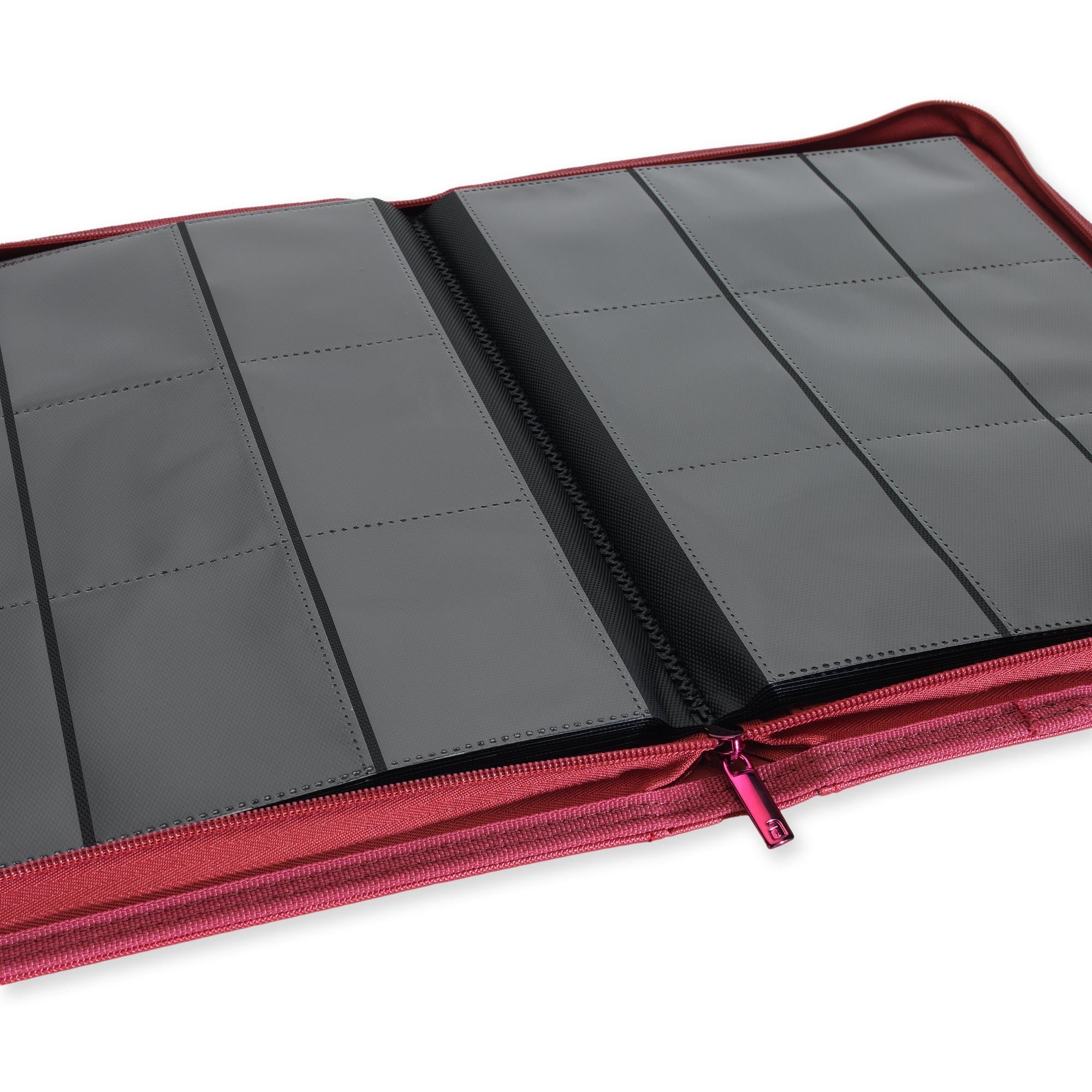 9-Pocket Exo-Tec® Zip Binder Metallic Red – Vault X US