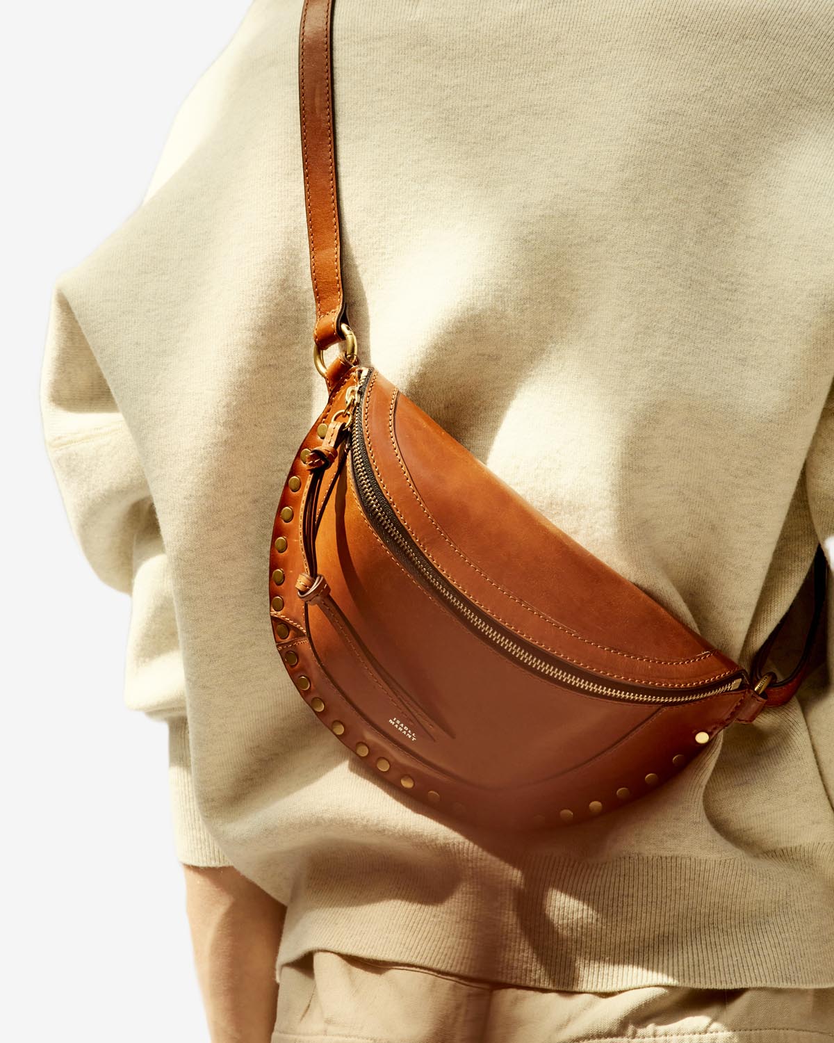 Skano Belt Bag Woman cognac | ISABEL MARANT Official online store
