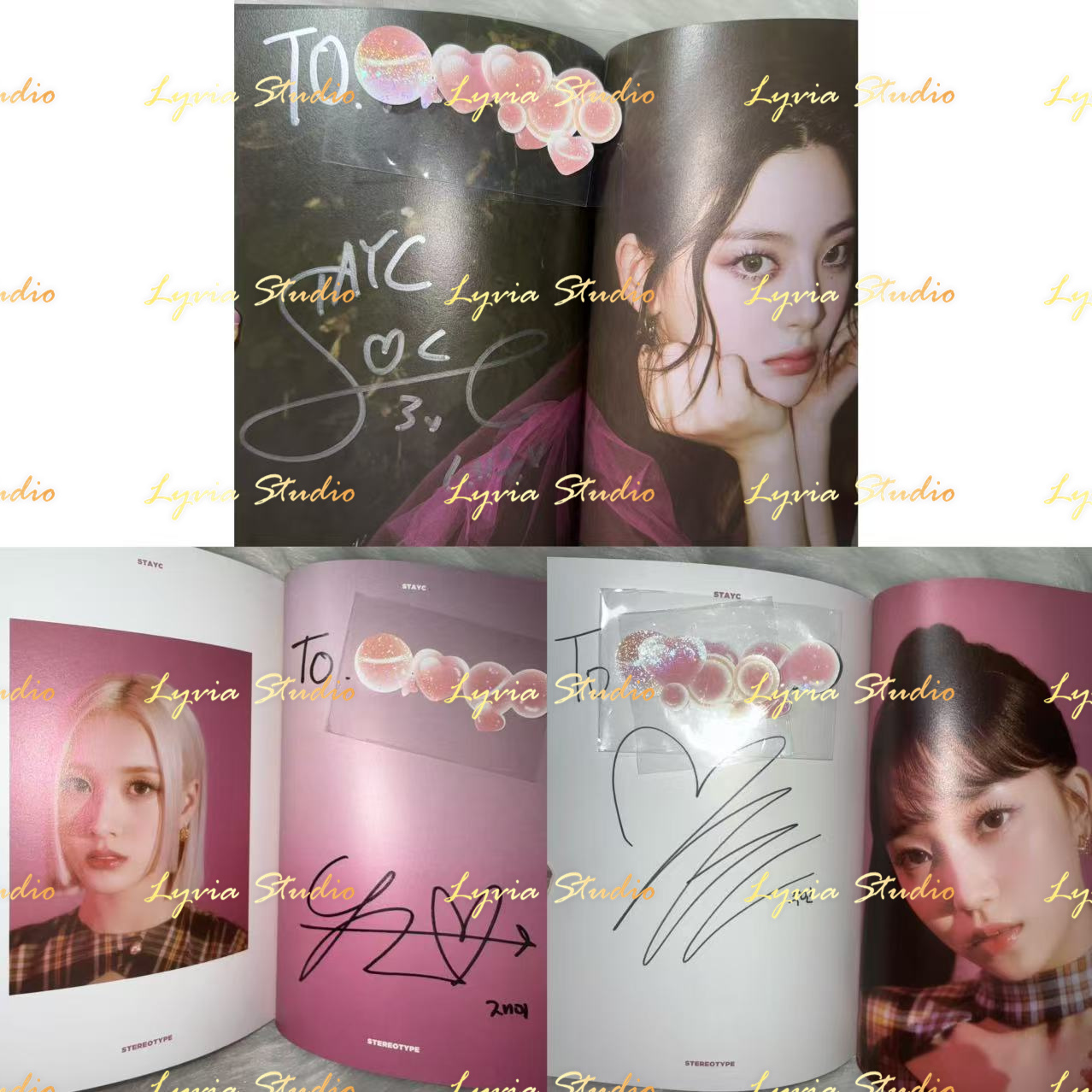 STAYC セウン チェキ STAYC シウン 直筆サイン入り チェキ STAYC