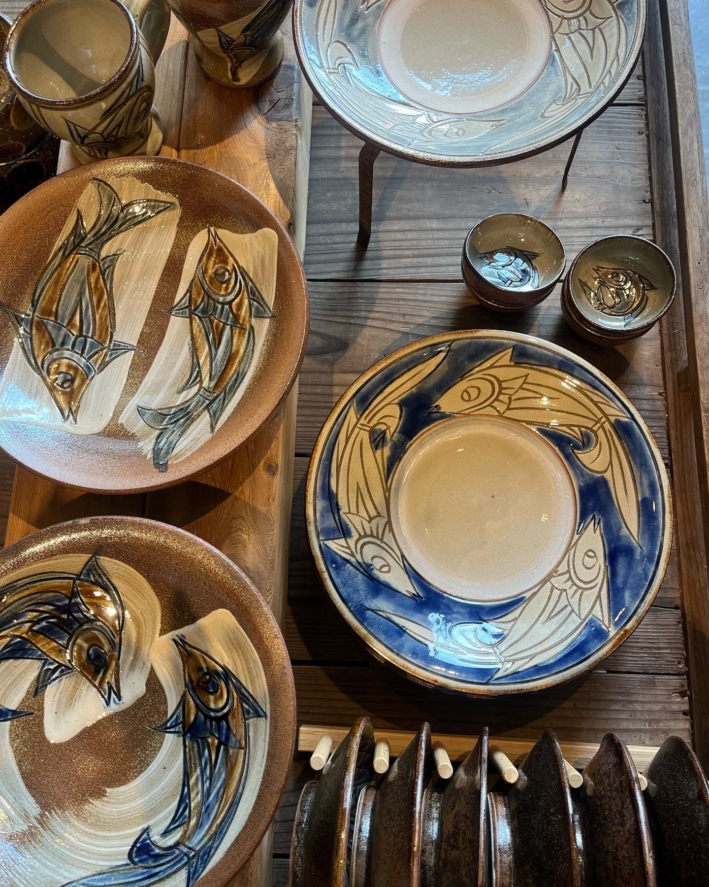 金城次郎さん末裔 金城敏幸さん魚紋やちむん 壺屋焼 東京うつわのわ田