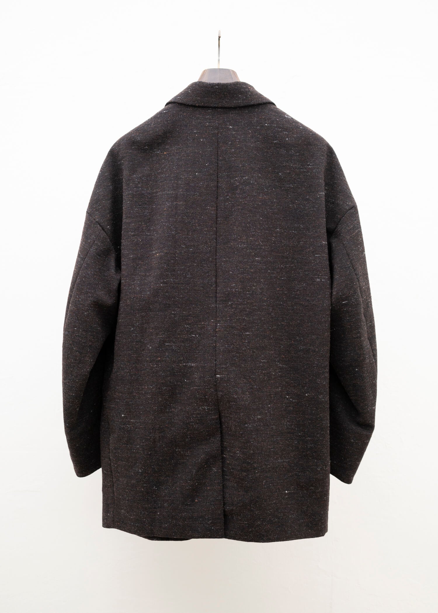 YOKO SAKAMOTO TWEED BIG JACKET / BROWN – VISION OF FASHION