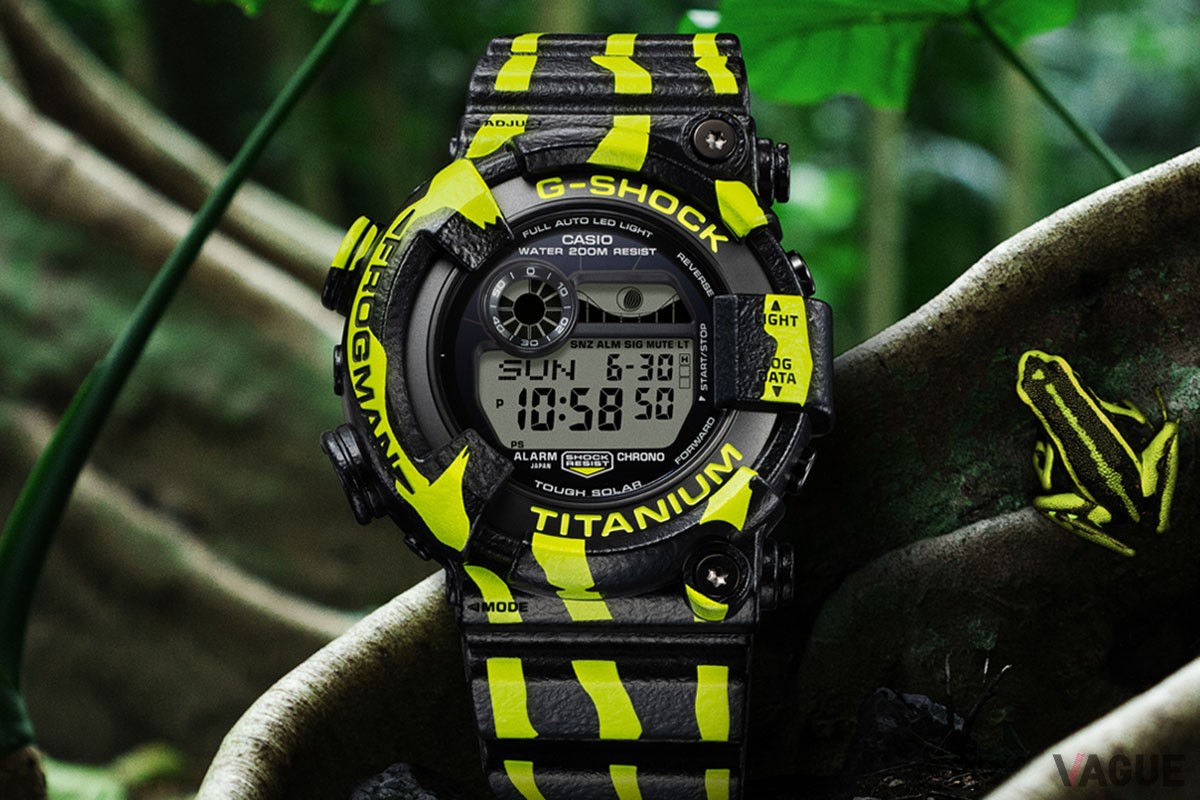 大胆なカラーリングがおもしろい！ G-SHOCK「フロッグマン」最新作は