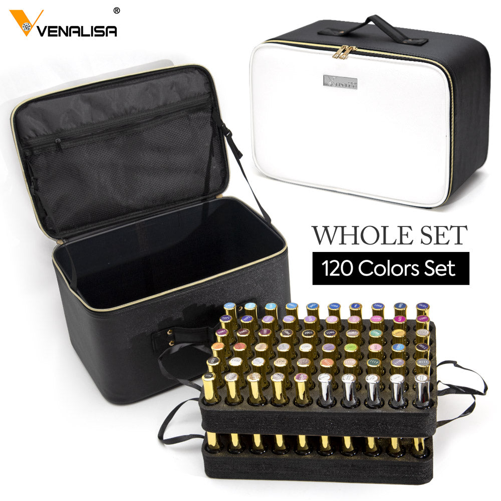 Venalisa 120 pcs Whole Set Gel Nail Polish Kit