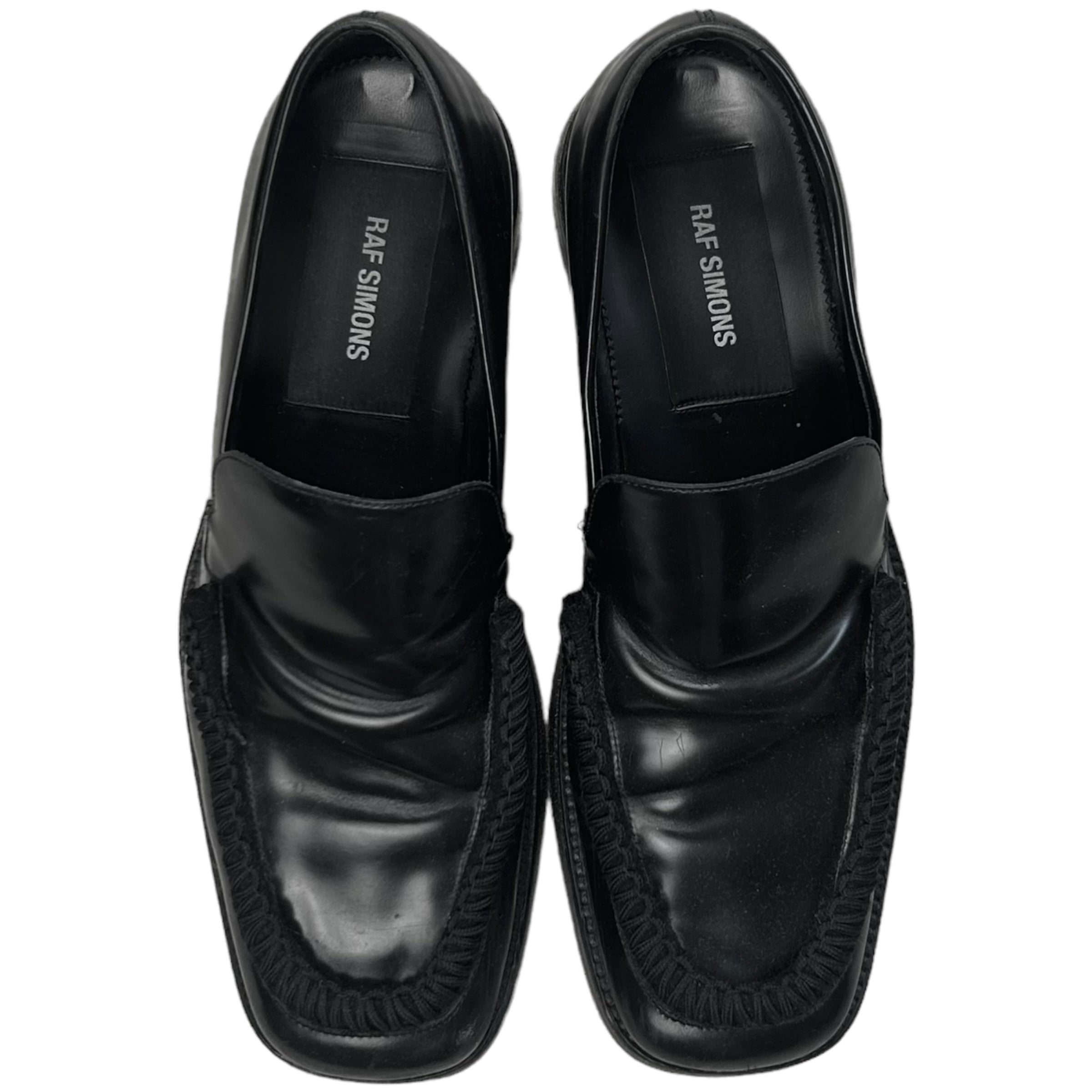 Raf Simons Embroidered Runway Loafers - AW17 – Vertical Rags