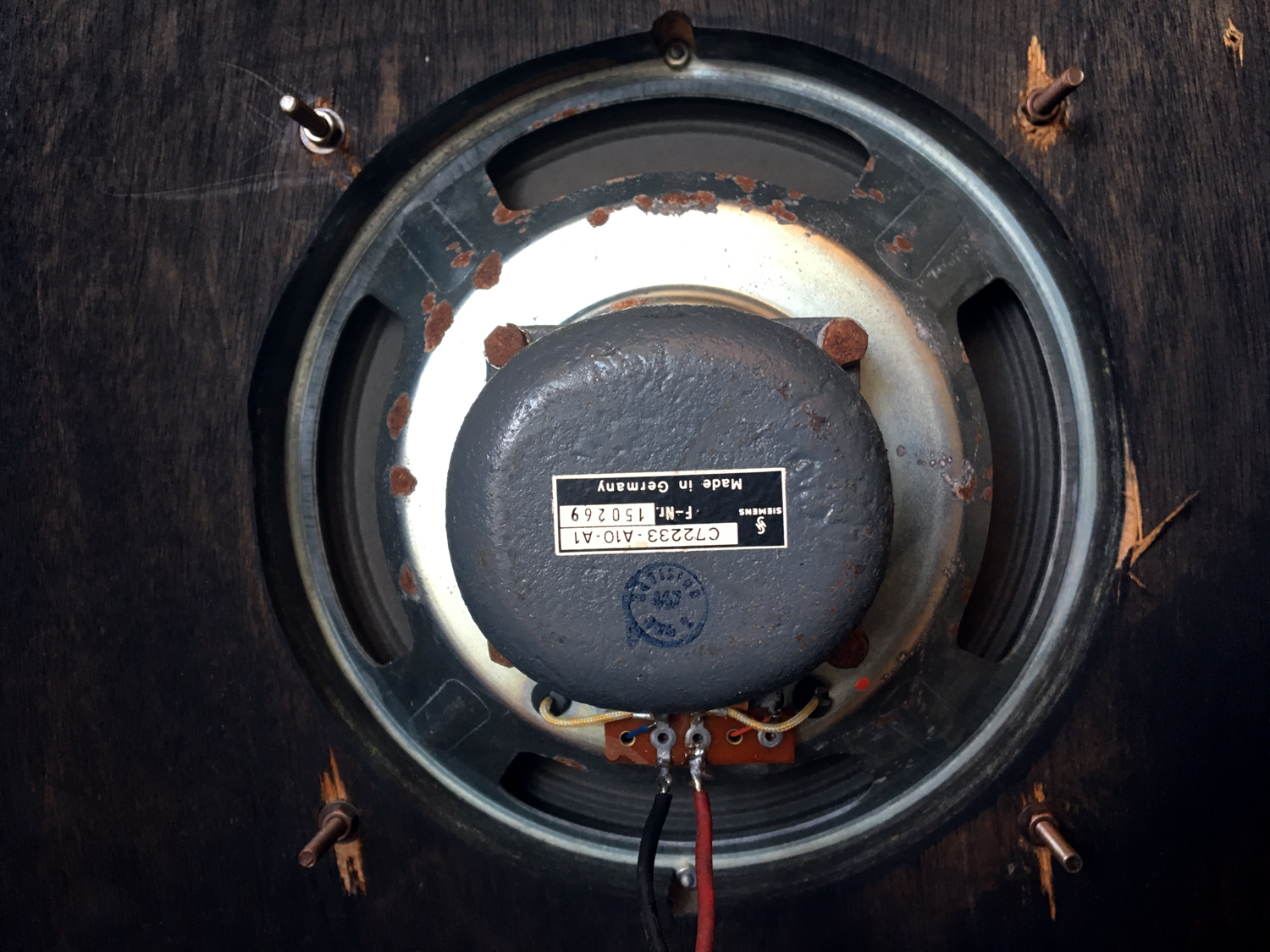 SIEMENS Coaxial＋関本製後面開放箱(ペア) 販売 | VintageAudio