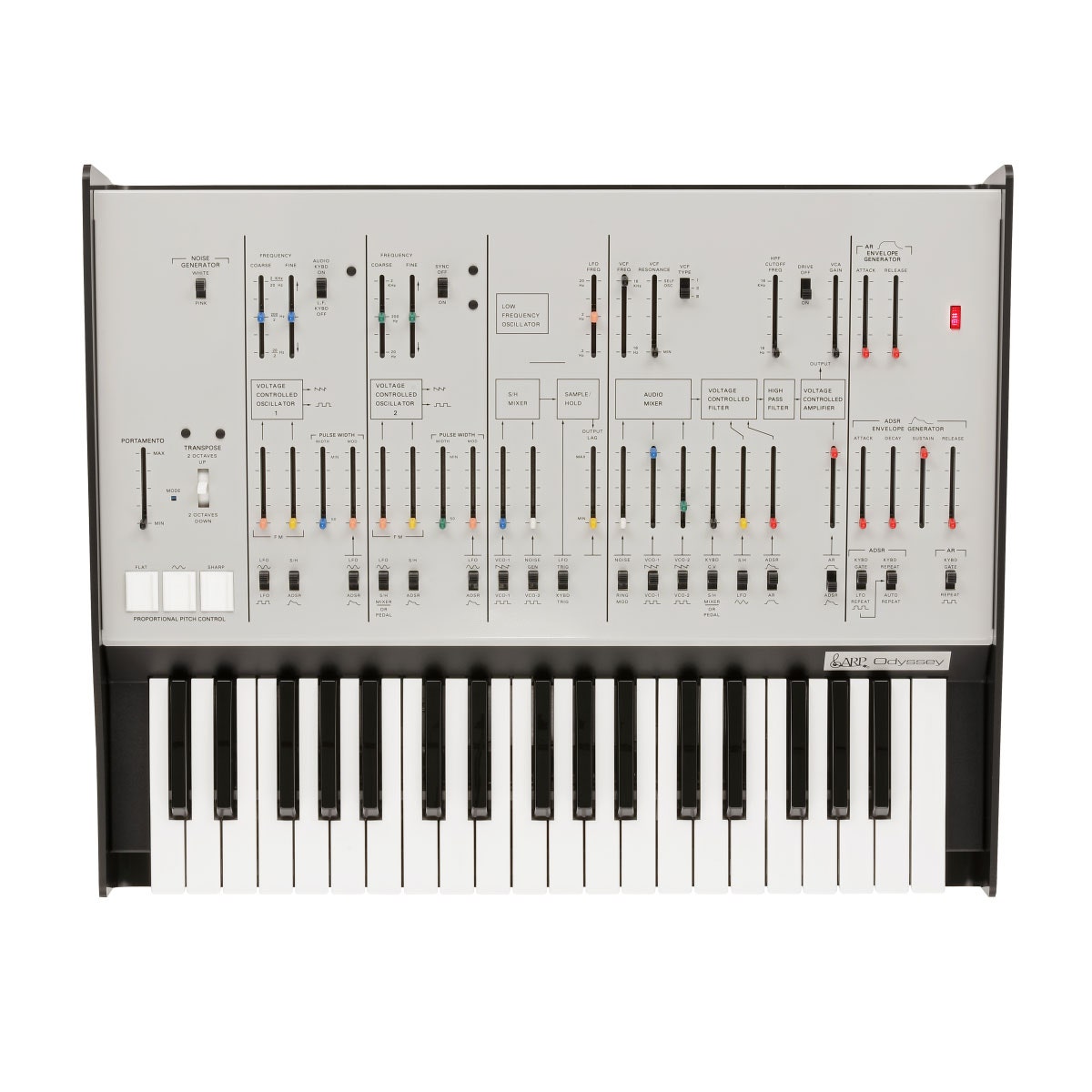 ARP Odyssey Full Size Rev1 - White - Vintage King