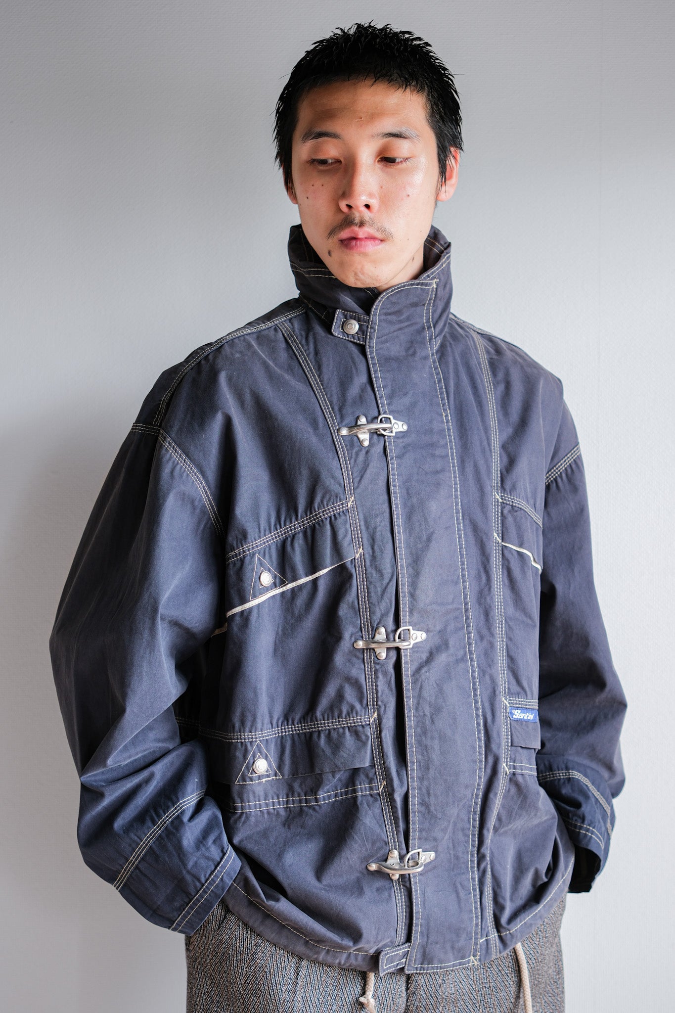 80's] Italian Vintage Fireman Type jacket size.s.s.s.s.s.s.s.s.s.