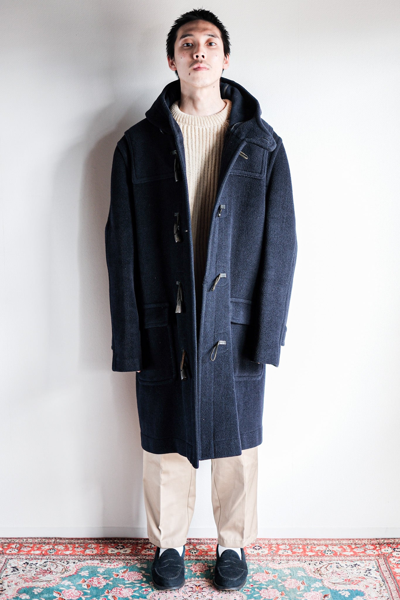 90's】Old INVERTERE Wool Duffle Coat 