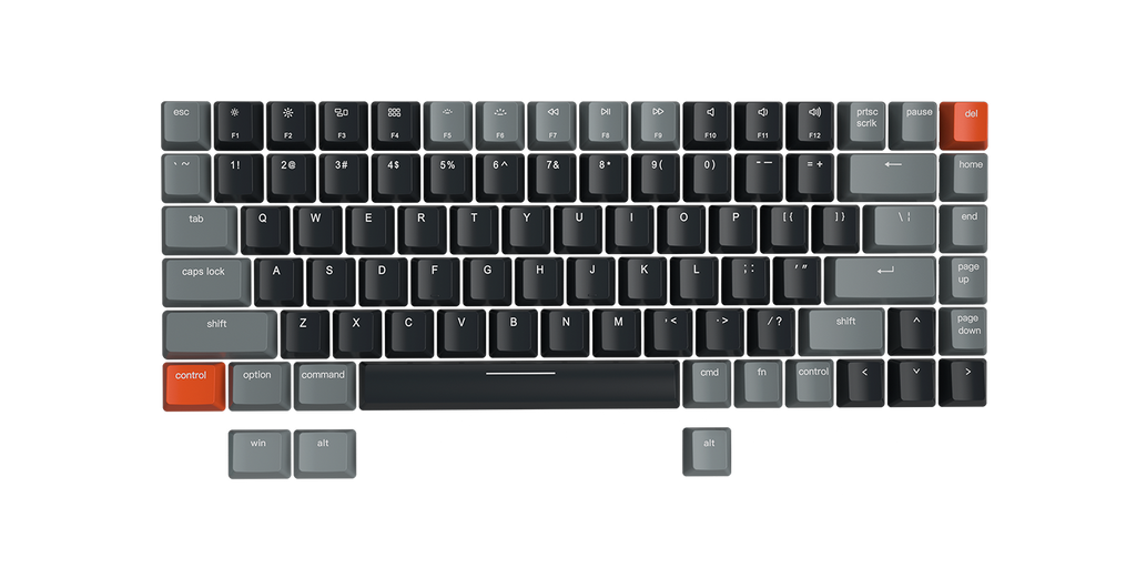 Vissles-V1: 84 Keys Wireless Mechanical Keyboard with Stylish RGB ( No