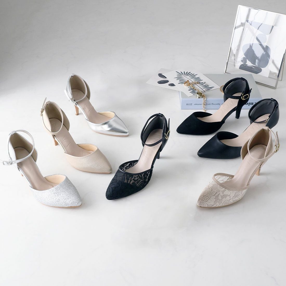 ポインテッドトゥセパレートパンプス ｜靴・レディースシューズの通販