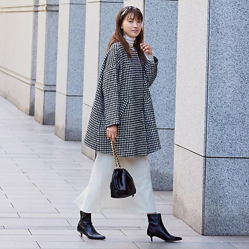 今週の新作アイテム①】昨年即完売した千鳥格子柄のコートを、特別にリ