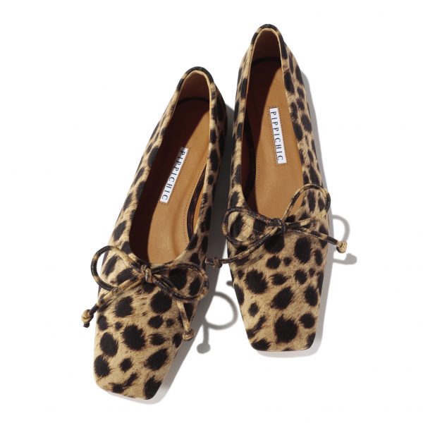 PIPPICHICのレオパード柄バレエシューズ【STANDARD BOOK 2023Autumn