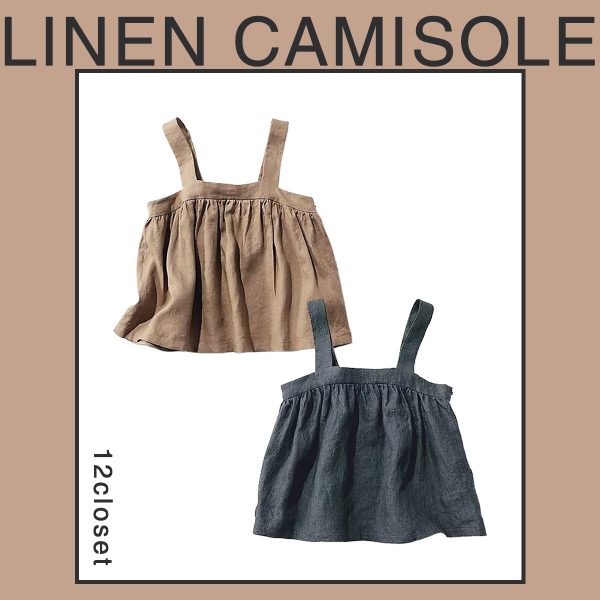 待望の再入荷／160枚即完売！大人カジュアルに効く リネンキャミソール