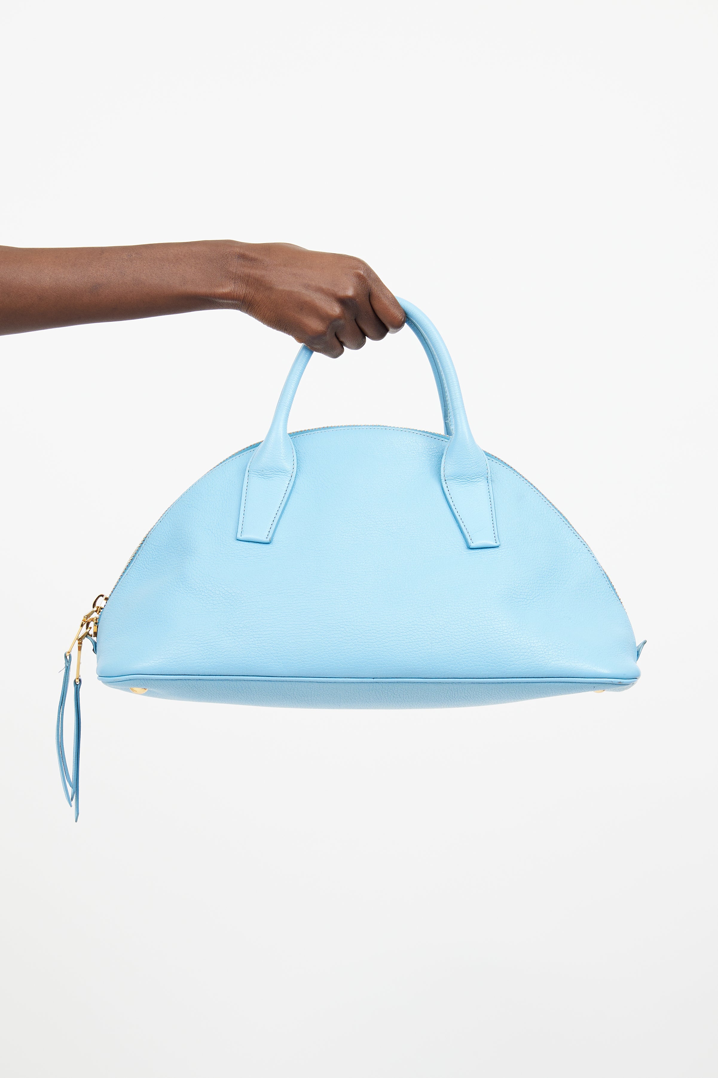 Miu Miu // Blue 2Way Boston Bag – VSP Consignment