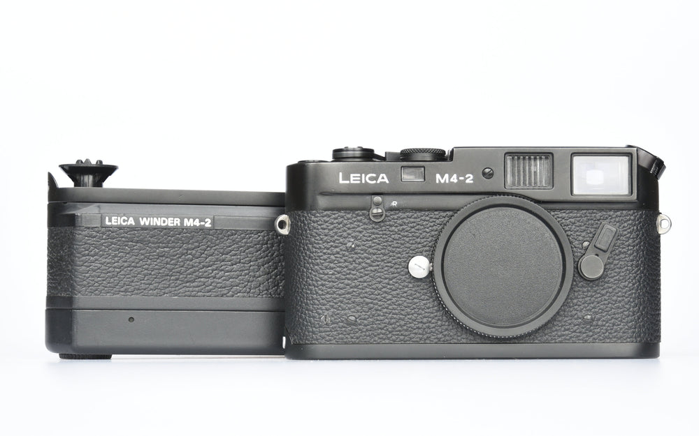 Leica M4-2 with Leica 4-2 motor winder – Vintage Quality Cameras