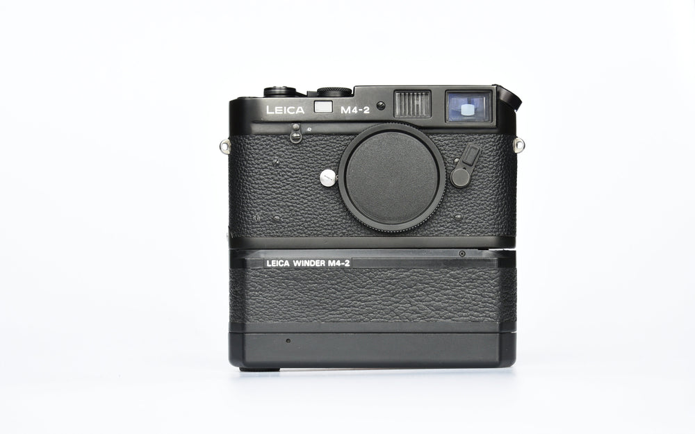 Leica M4-2 with Leica 4-2 motor winder – Vintage Quality Cameras