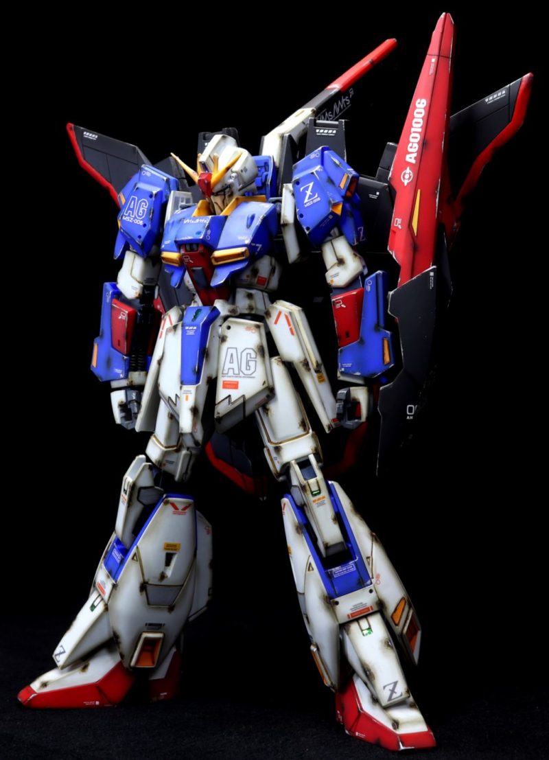 ガンプラ【HGUC Zガンダム】キットレビュー3 成形色仕上げ+