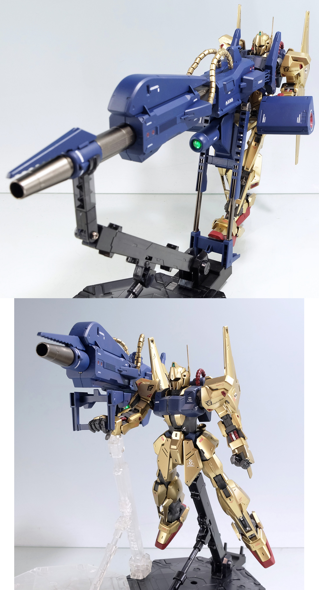 MG 百式 + メガ・バズーカ・ランチャー 完成品