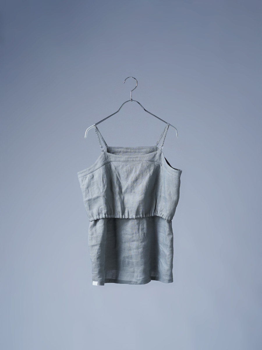 リネンキャミソール】下着をつけずに快適に過ごせる トッキノン