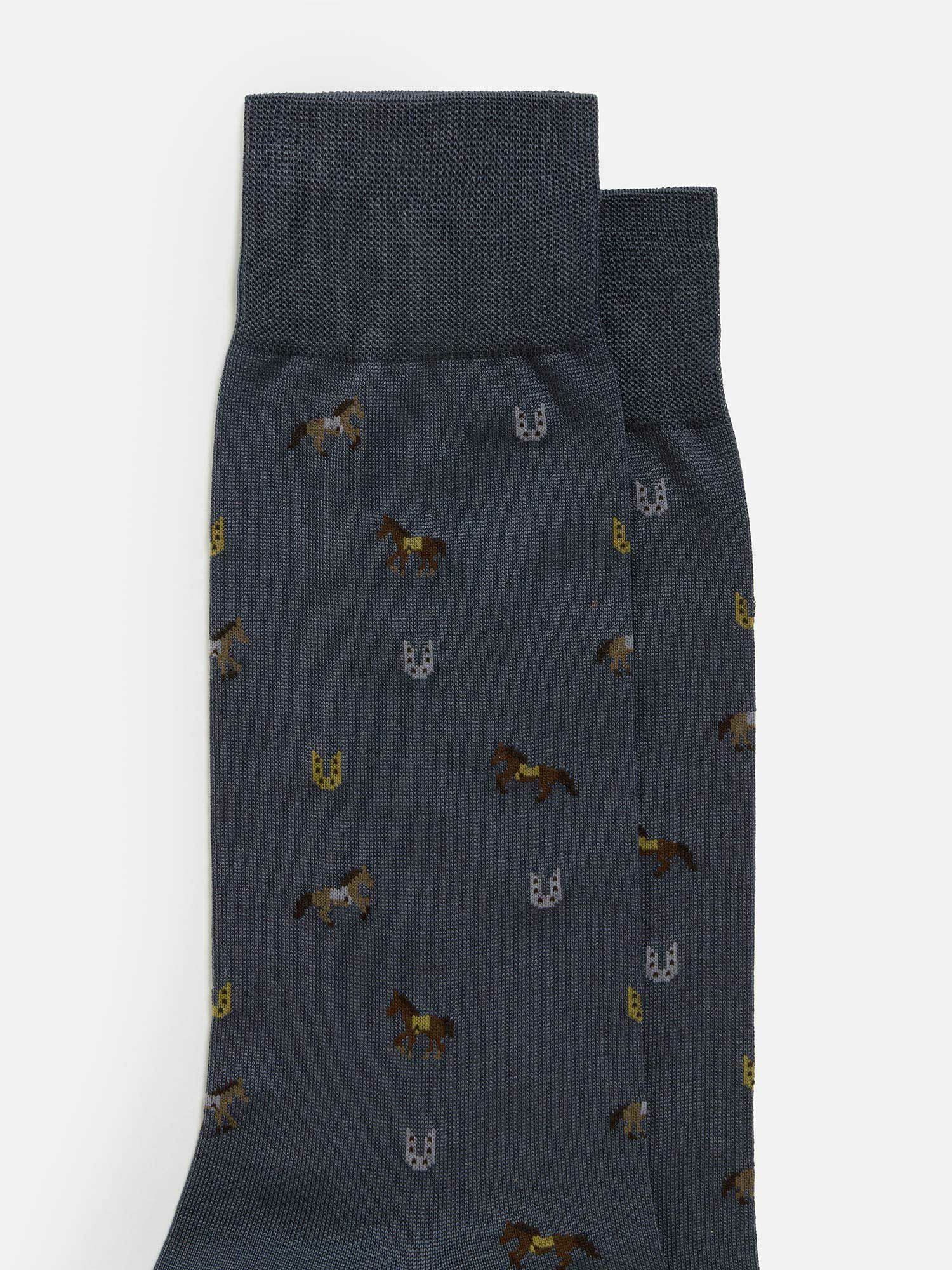 干支靴下 午 ミディアムグレー |メンズ ファッション雑貨 | WAKO公式