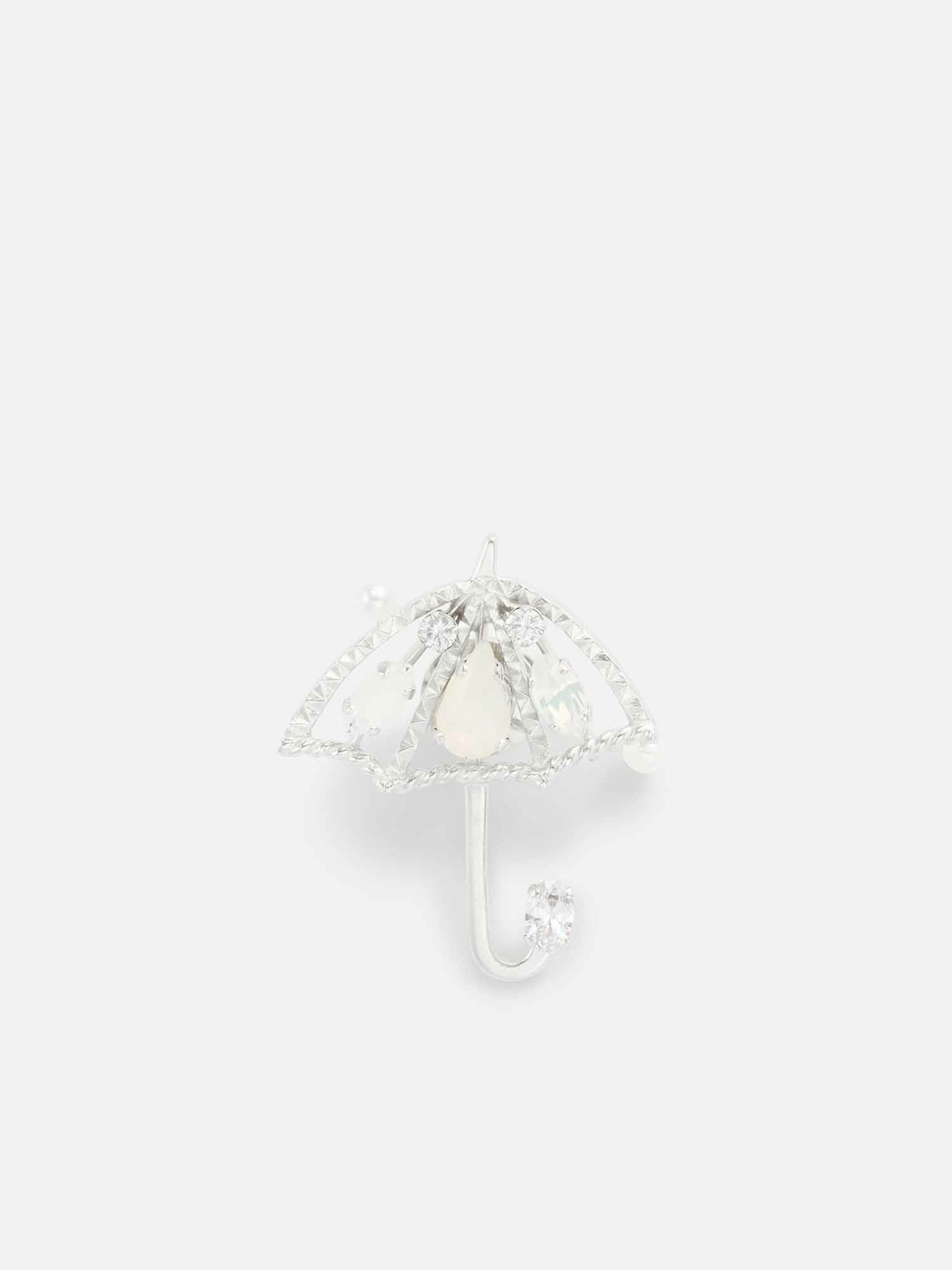 プティ コリエ ピンブローチ「パラピュイ」 ホワイト |その他の