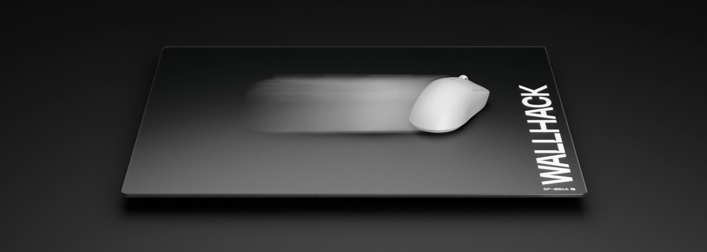 SP-004A ブラック ガラスマウスパッド | WALLHACK