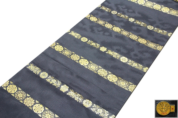 京都西陣織 「伝統工芸士 箔屋清兵衛：陰山織物謹製」 正倉院 【天平錦