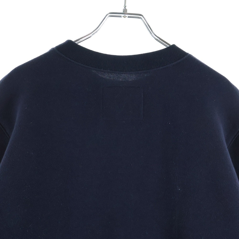 Sacai(サカイ) 18AW エンブレム ロゴ サイドジップ クルーネック 長袖